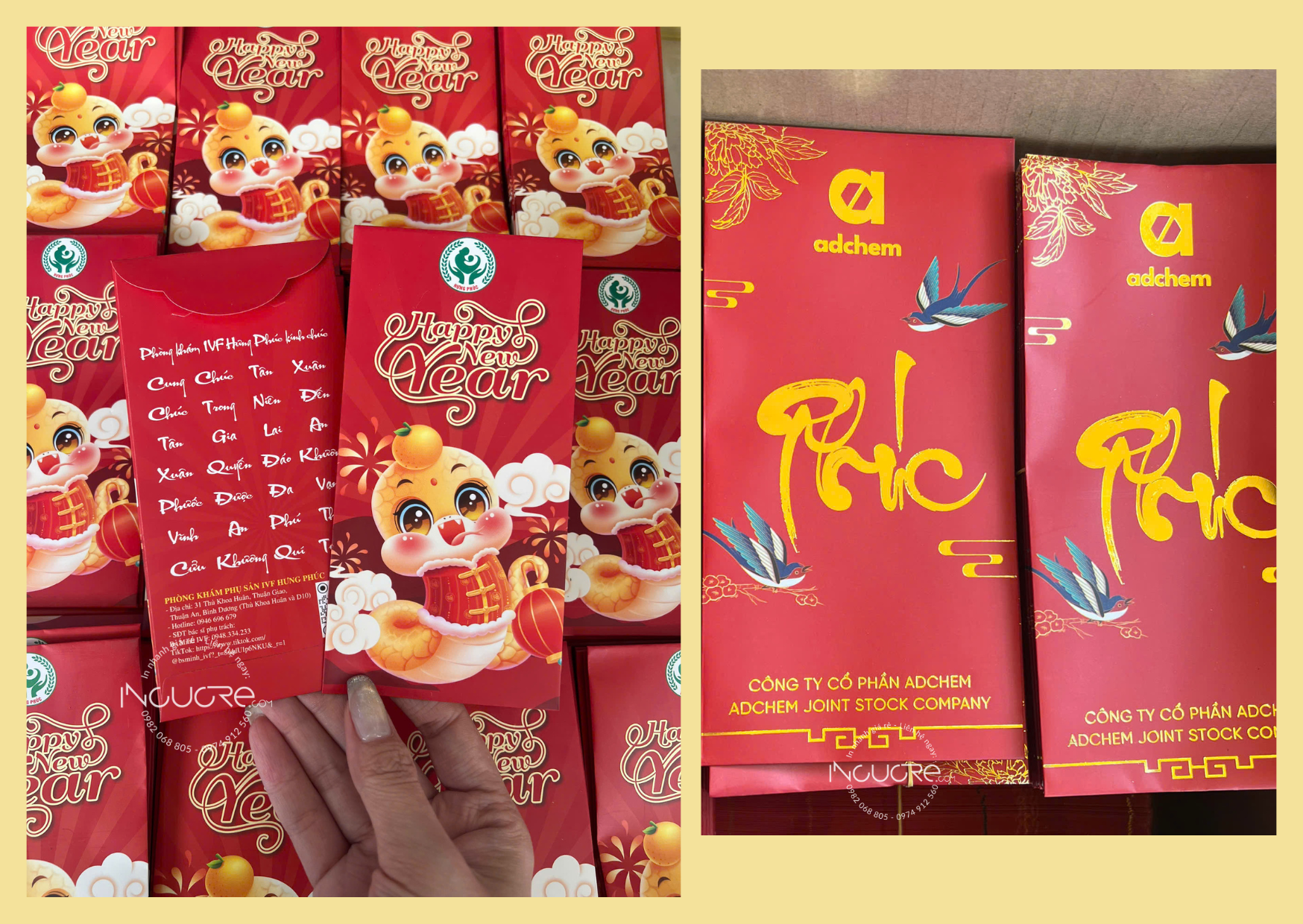 in lì xì quận Tân Bình