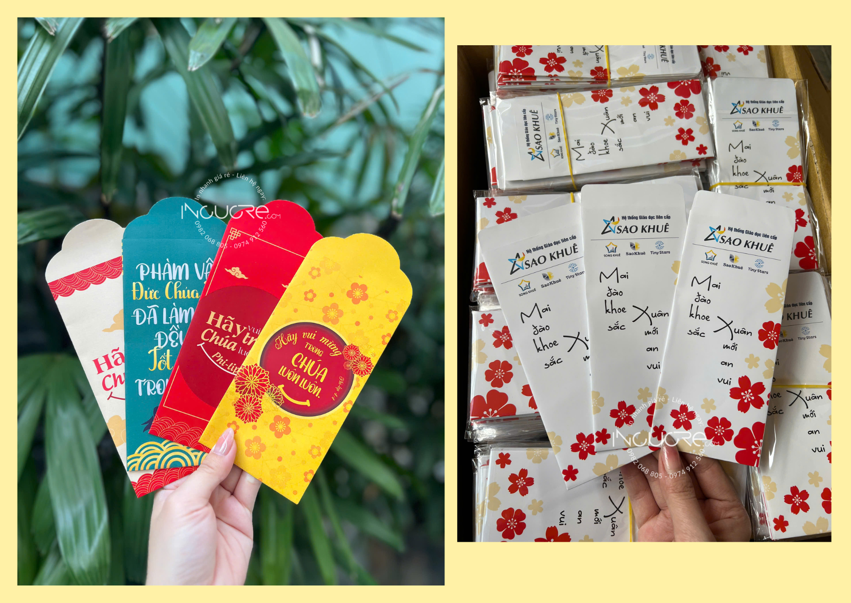 lì xì giấy kraft