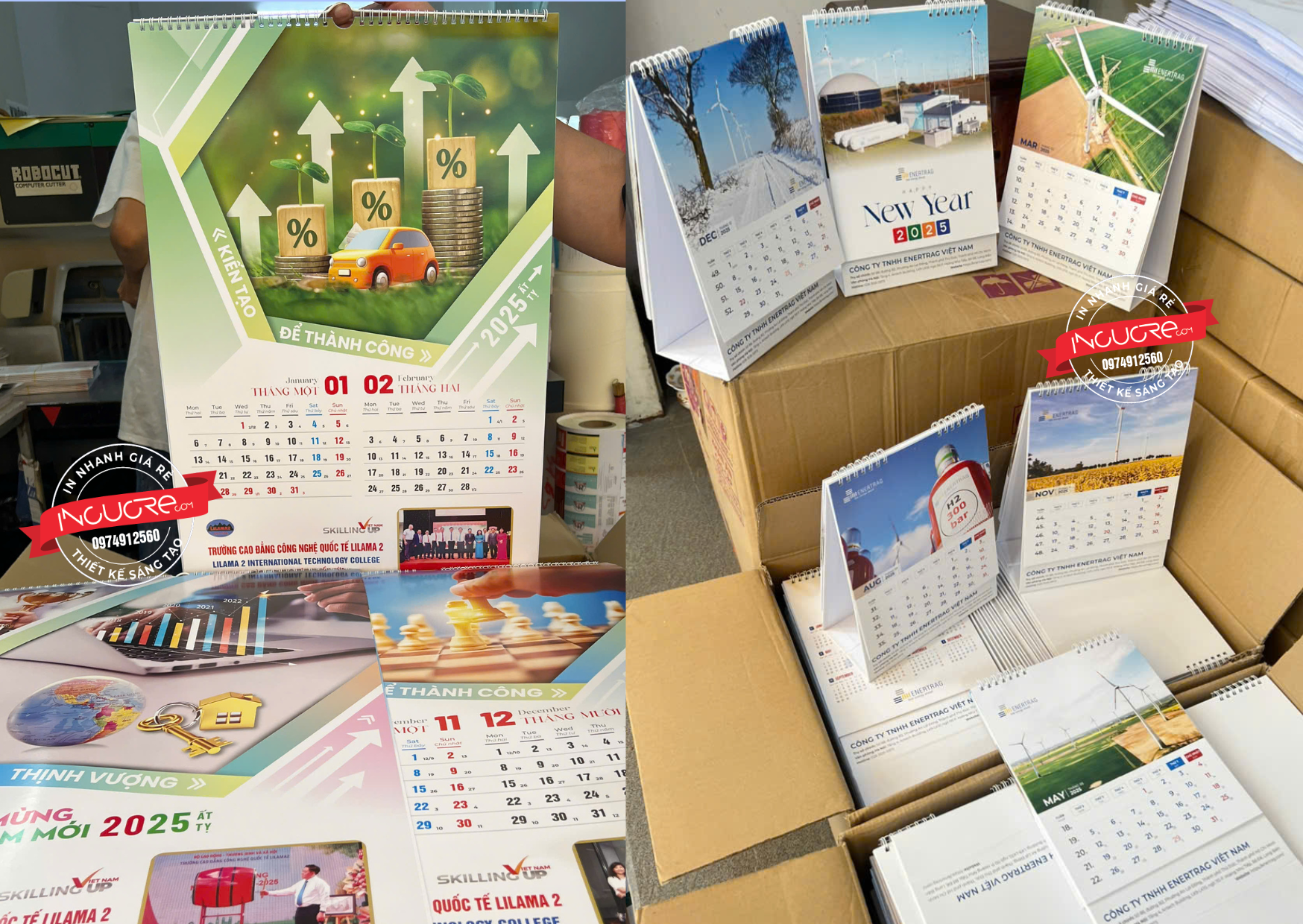 in lịch tết cho doanh nghiệp