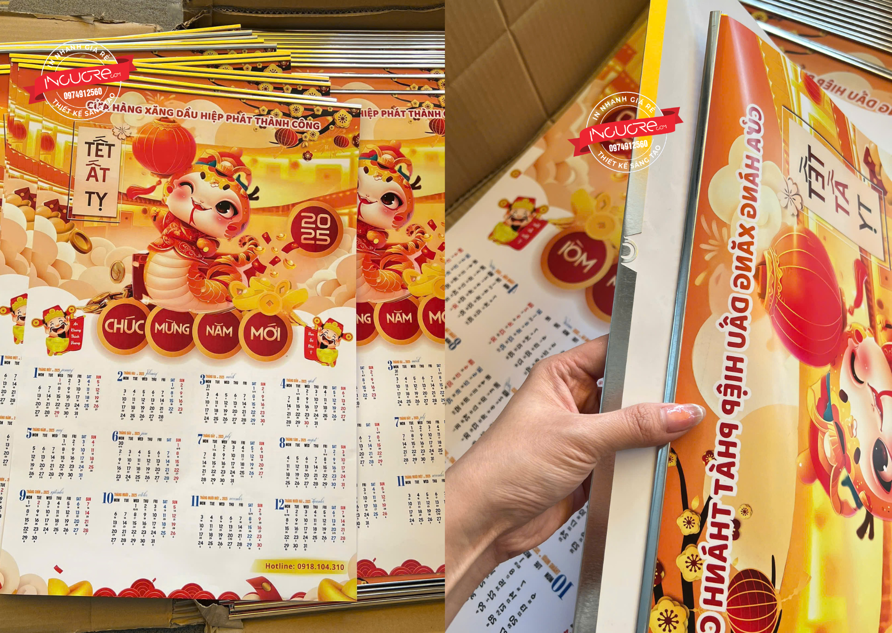 lịch treo tường tết giá rẻ