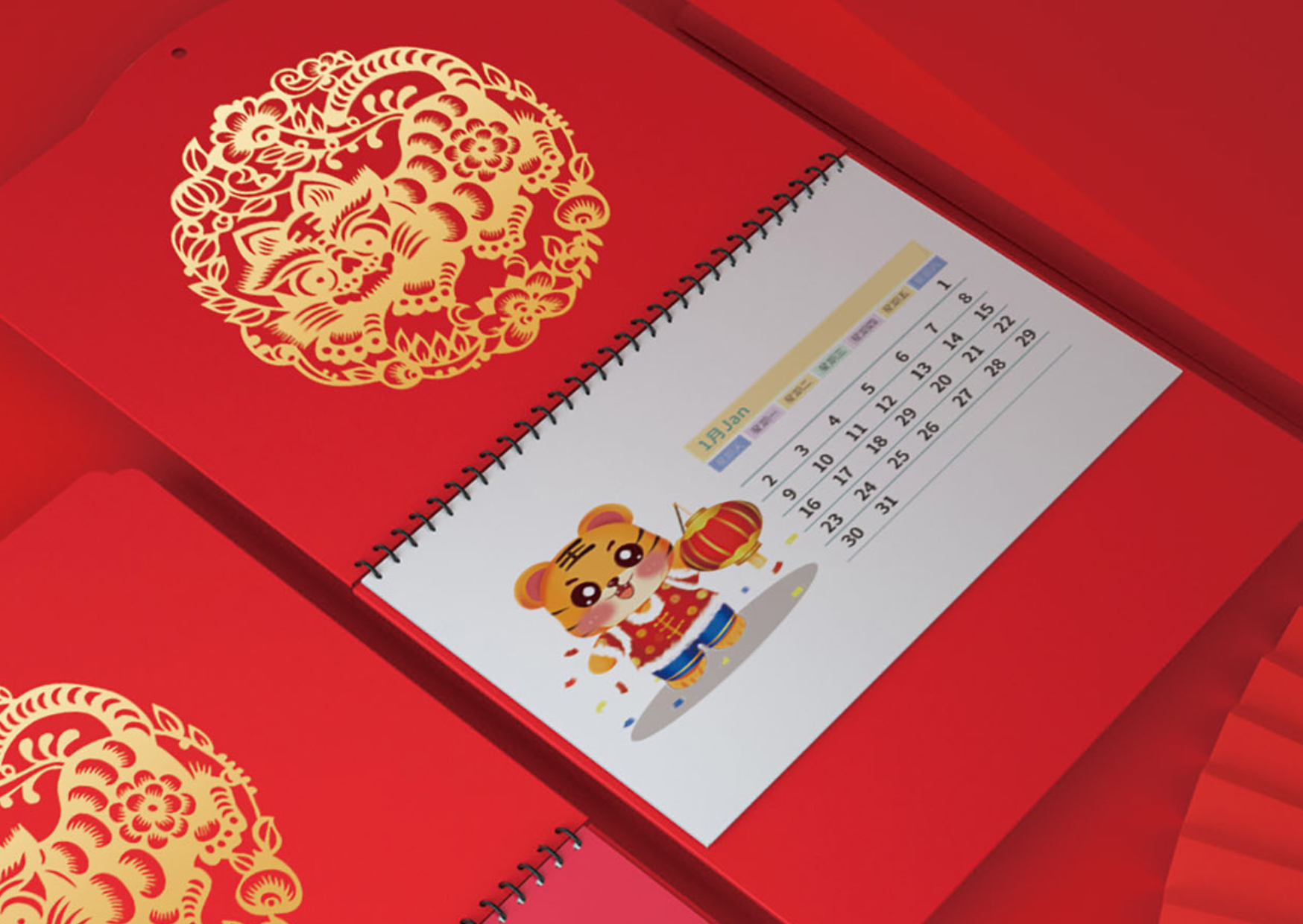 xưởng in lịch tết