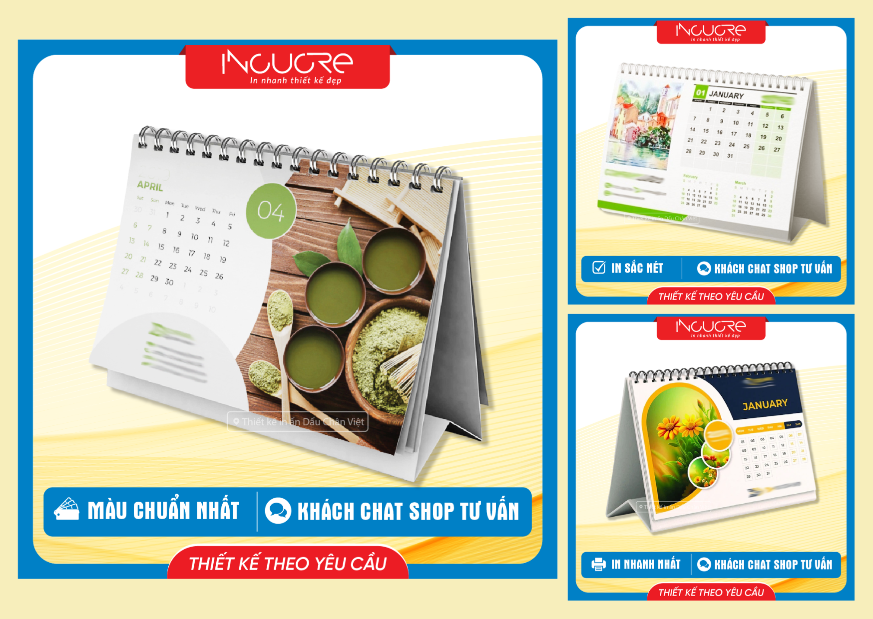 in lịch tết số lượng ít