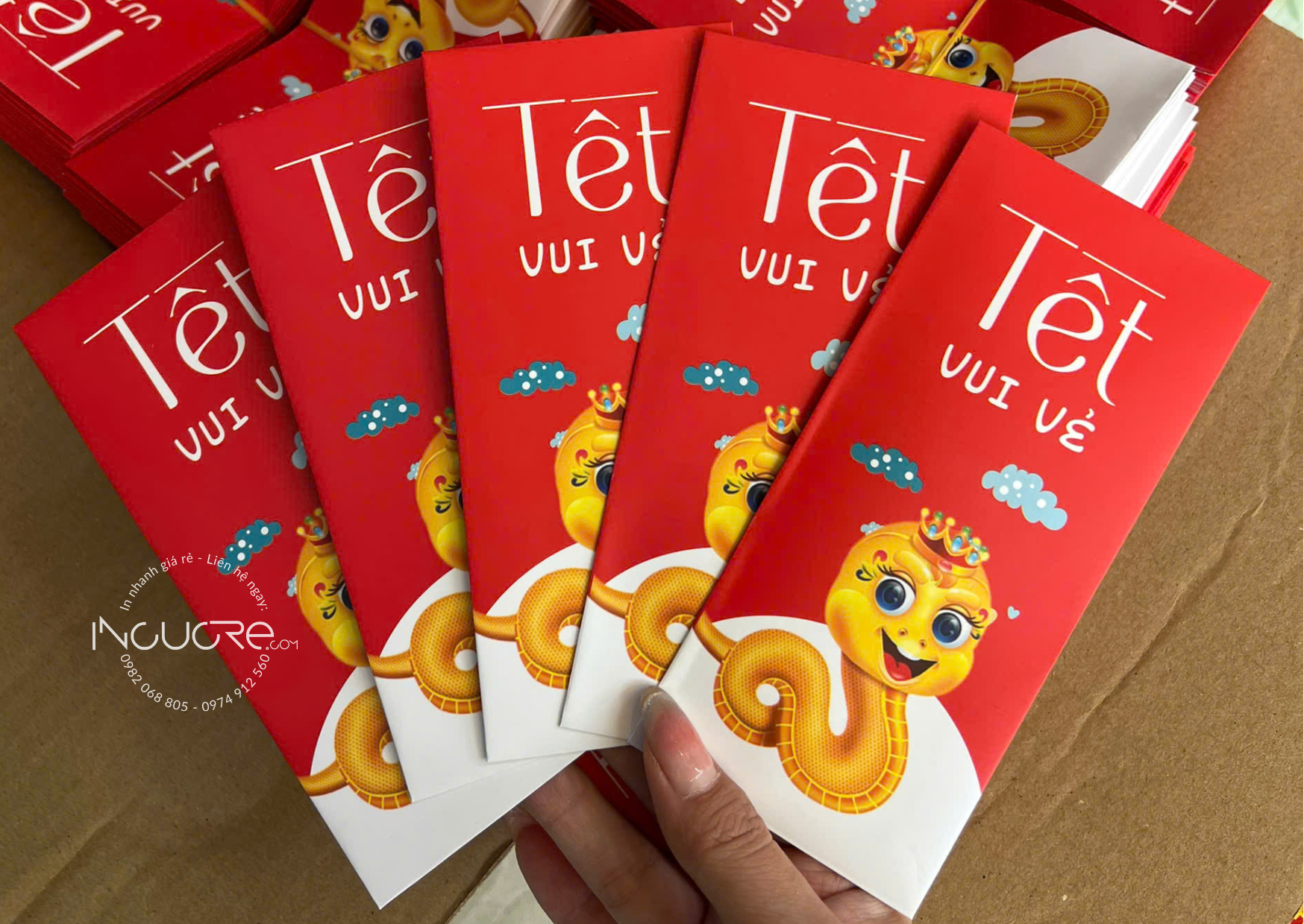 in lì xì giá rẻ quận Gò Vấp