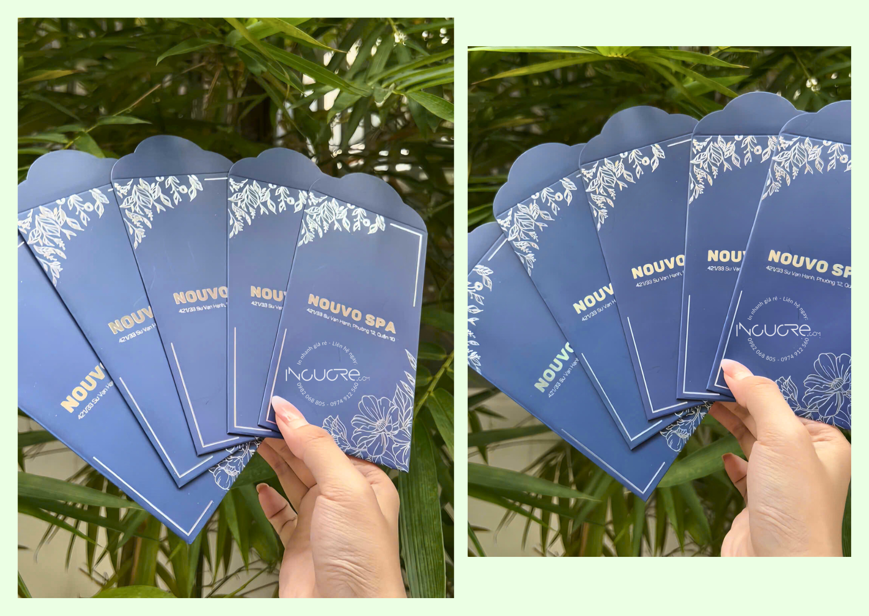 bao lì xì ép nhũ bạc