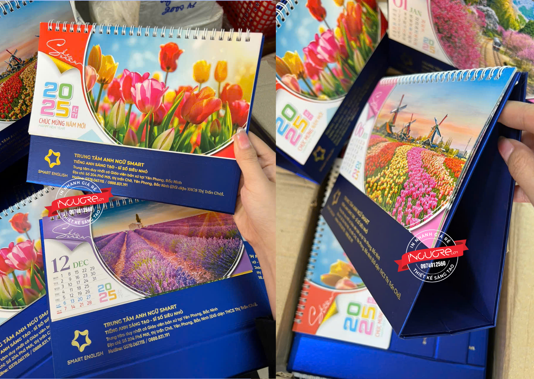 in lịch tết số lượng ít