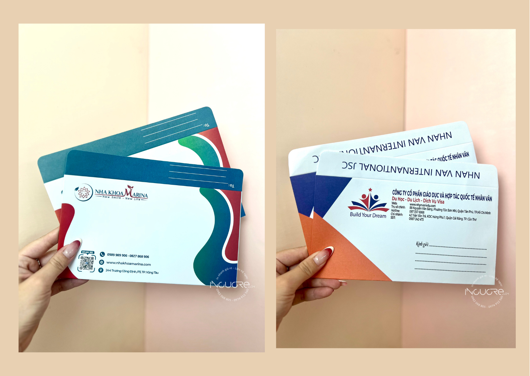 thiết kế bao thư